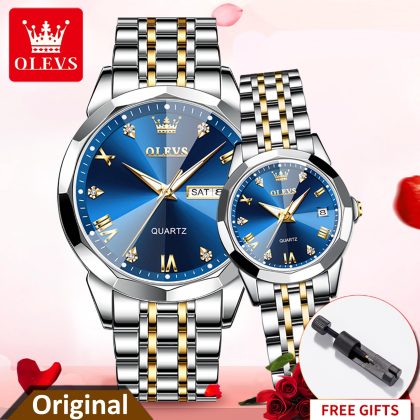 OLEVS 9931 Couple Watch for Men and Women