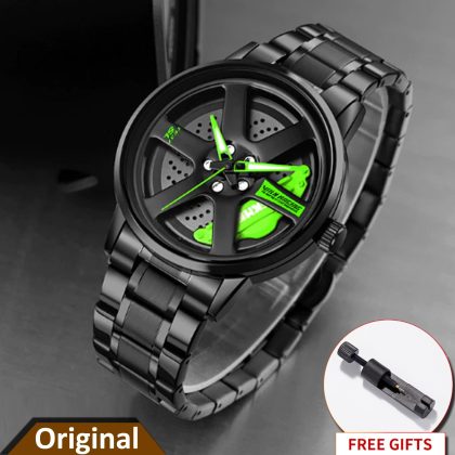 SKMEI 1787 Rotation Wheel Stainless Steel Watch For Men