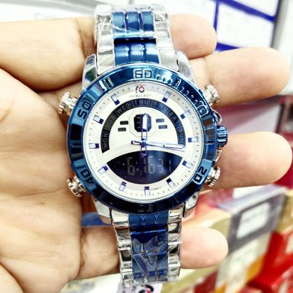 FORECAST F1969 Dual Display Digital Original Watch For Men – Toton White Color