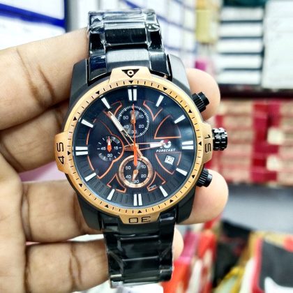 FORECAST F1970 Exclusive Design Original Chronograph Watch For Men – Toton Black Color