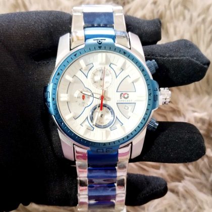 FORECAST F1970 Exclusive Design Original Chronograph Watch For Men – Toton White Color